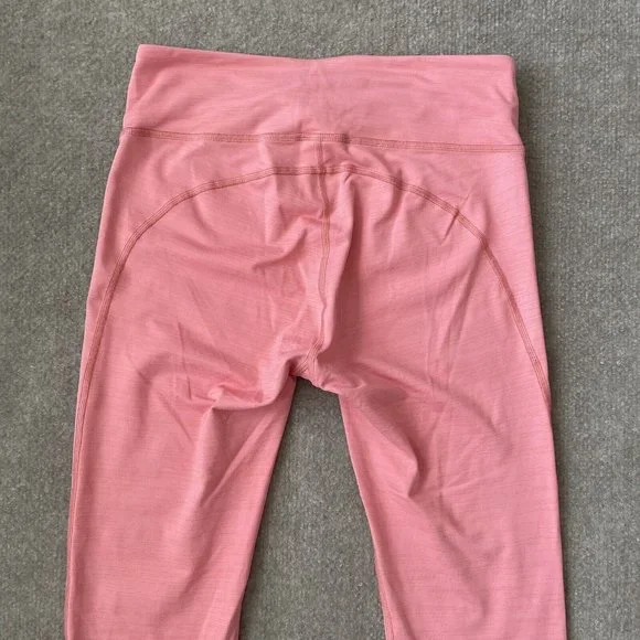 Outdoor Voices Leggings Womens Medium Pink Cropped 24" Inseam Active Workout - Picture 10 of 11
